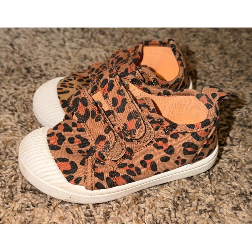 Cat & Jack Toddler Parker Leopard Sneakers Size 11